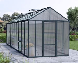 Kasvihuone Palram-Canopia Glory 15,3 m² harmaa