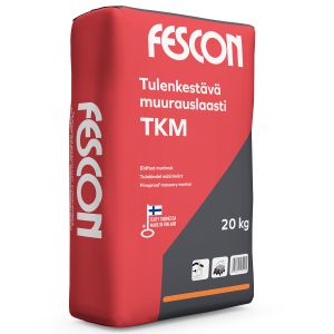 Tulenkestävä Muurauslaasti Fescon TKM 20 kg