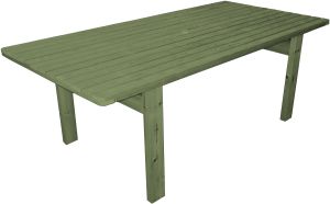Pöytä Amelia 207 x 100 cm vihreä