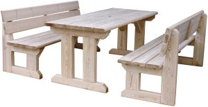 Pöytäryhmä Jämerä 180 x 79 cm kivipuu