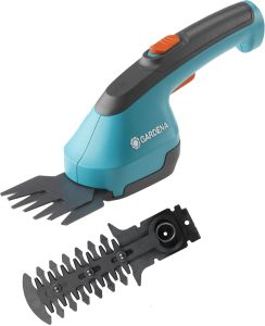 Akkuruohosakset Gardena Accucut kaksiteräiset