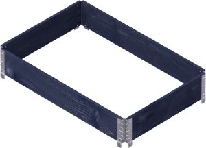 Lavakaulus 120 x 80 x 20 cm musta