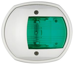 Kulkuvalo Osculati Compact 12 valkoinen - vihreä