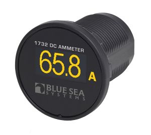 Ampeerimittari Blue Sea Systems musta Ø 40 mm