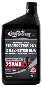 Moniaste 4-tahti perämoottoriöljy Star brite SAE 25W40 1 l