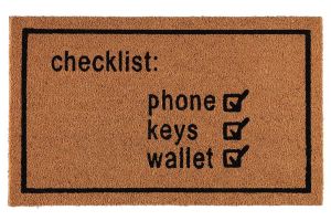 Ovimatto 4living Checklist 45 x 75 cm