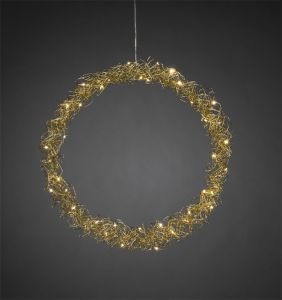 Metallikranssi Konstsmide 45 cm Kulta