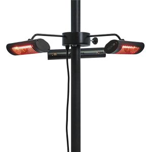 Terassilämmitin HEAT1 ECO High-line 3 x 670 W Musta