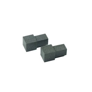 Laattalistan kulmapala Dione 10 mm neliö Grey Rustic