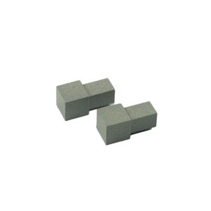 Laattalistan kulmapala Dione 8 mm neliö Mud Rustic