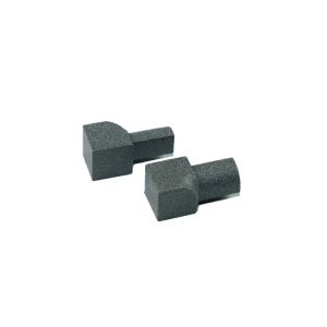 Laattalistan sisäkulmapala Dione 10 mm pyöreä Grey Rustic