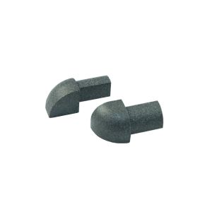 Laattalistan ulkokulmapala Dione 8 mm pyöreä Grey Rustic