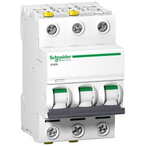 Johdonsuojakatkaisija Schneider Electric Acti9 iC60N 3P 10A