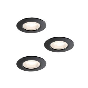 Alasvalo Airam Fio Fix IP44 Musta 3 kpl