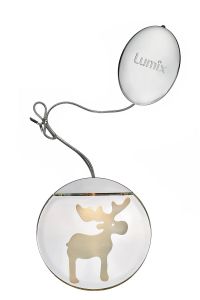 Ikkunakoriste Krinner Lumix Hirvi Ø 10 cm