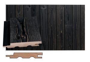 Saunapaneeli Maler Luosto SPA STS-5 Hiili 14 x 95 mm, eri pituuksia