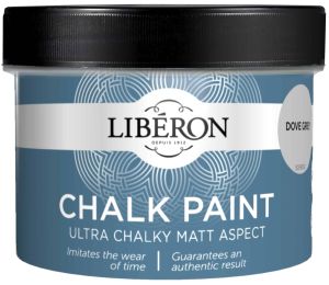 Kalkkiefektimaali Liberon 250 ml Dove Grey
