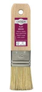 Kalustemaalisivellin Liberon Flat litteä 40 mm vaalea harjas