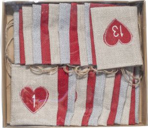 Joulukalenteripussit 24 kpl narussa