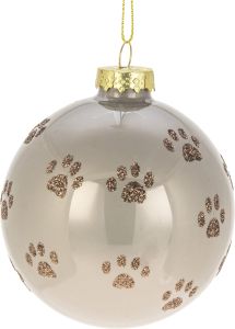 Joulupallo kimalletassut 8 cm opaali