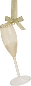 Joulukoriste shampanjalasi 14 cm