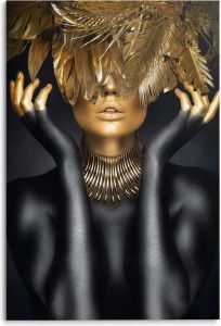 Sisustustaulu Reinders Golden Feathers 78 x 116 cm