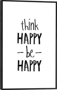 Sisustustaulu Reinders Think Happy 20 x 30 cm