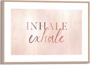 Sisustustaulu Reinders Inhale Exhale 20 x 30 cm