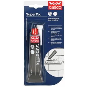 Asennusliima Casco SuperFix+ valkoinen 40 ml