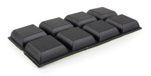 Ovenpysäytin Habo 2090 musta 8 kpl/arkki