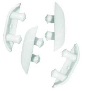 Peitelevy Solid Elements PVC-ikkunoille valkoinen 20 mm 4 kpl