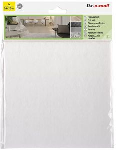 Huopatarra Fix-o-moll 200 x 200 mm valkoinen