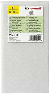 Huopatarra Fix-o-moll 200 x 100 mm valkoinen 5 kpl