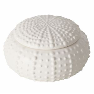 Säilytyspurkki Boltze Echino valkoinen Ø 10 x 5 cm