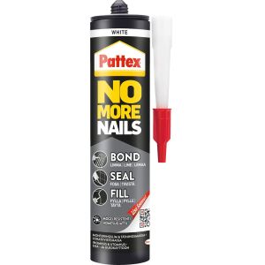 Liimatiivistemassa Pattex No More Nails Bond-Seal-Fill valkoinen 280 ml