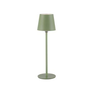 Pöytävalaisin Just Light Boteria IP54 valkoinen Vihreä