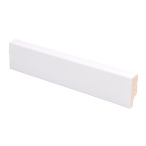 10 kpl Jalkalista Maler Smart Aava mänty valkoinen 12 x 32 x 3300 mm