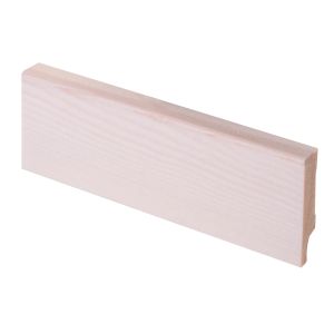 10 kpl Jalkalista Maler Smart Aava VM/EM mänty valkolakattu 12 x 42 x 3300 mm