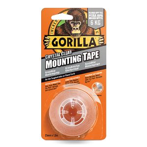 Kiinnitysteippi Gorilla HD Mounting Tape 25 mm x 1,5 m