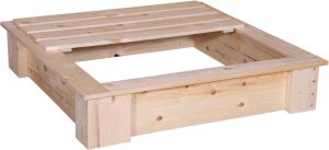 Hiekkalaatikko kannella 100 x 100 x 22 cm