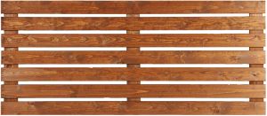 Aitaelementti näkösuoja 183 x 80 x 3 cm ruskea