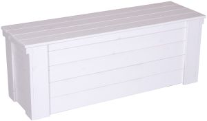 Puuarkku 40 x 45 x 120 cm valkoinen