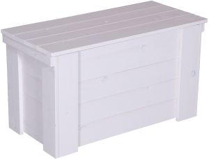 Puuarkku 40 x 45 x 80 cm valkoinen