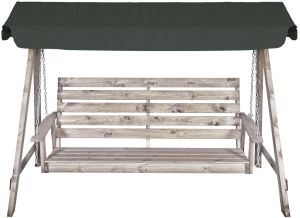 Pihakeinu 129 x 212 x 160 cm vaaleanharmaa