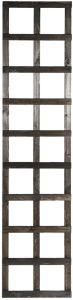 Köynnösritilä 40 x 180 x 3 cm tummanharmaa