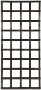 Köynnösritilä 80 x 180 x 3 cm tummanharmaa