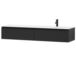 Kalustesetti Camargue Skärgård IQ+ Classic Integrated oikea mattamusta 2 x 80 cm