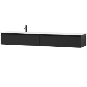 Kalustesetti Camargue Skärgård IQ+ Classic Integrated vasen mattamusta 2 x 100 cm