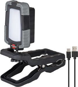 Ladattava LED-työvalaisin Brennenstuhl klipsillä 1050 MA