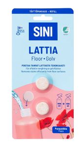 Puhdistusainetabletti Sini Lattiapuhdistusaine täyttöpakkaus 2 x 500 ml